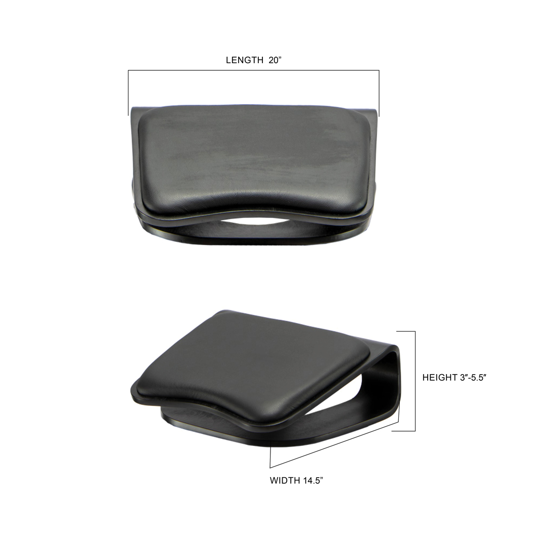 Wave-Footrest Wide Executive Footrest Measurements
